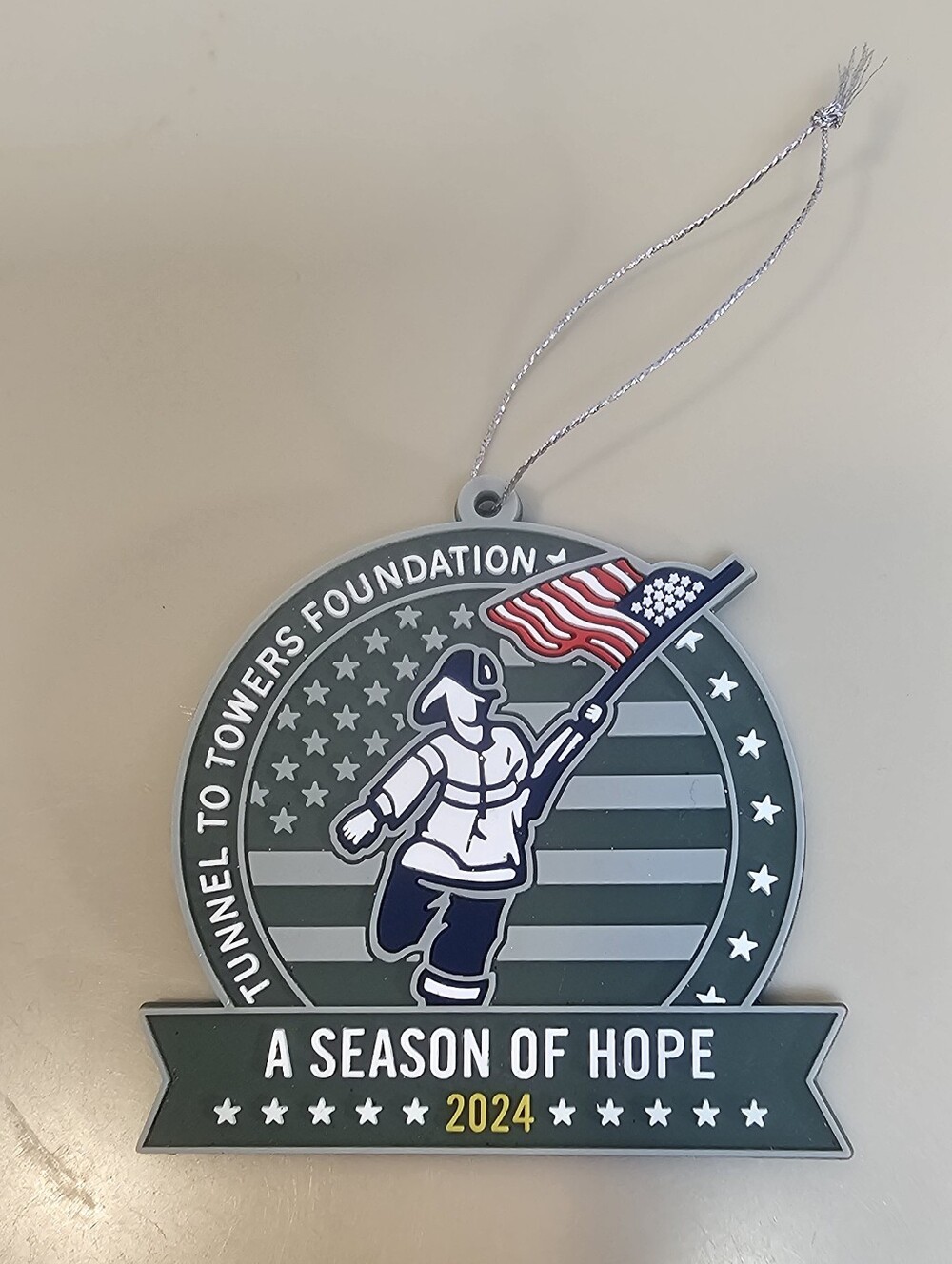 Tunnel To Towers 2024 Green A Season of Hope Ornament
